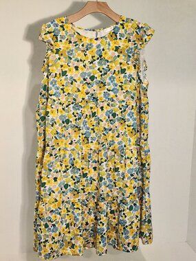 KIRUNDO Floral Midi Dress Women's Size L